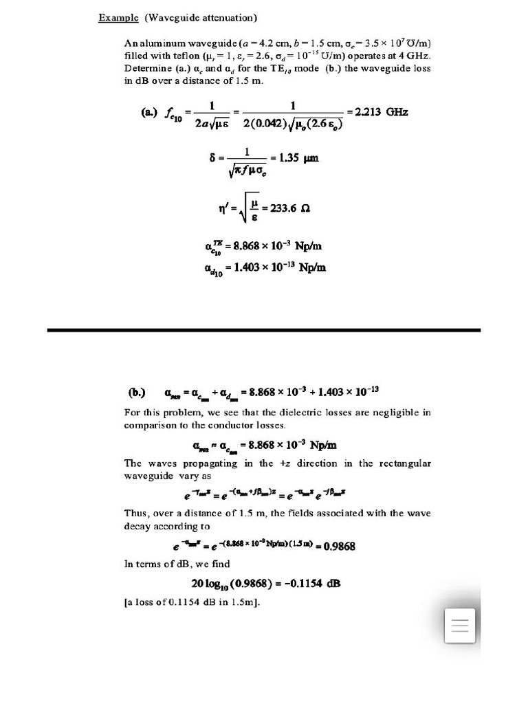 Wave Guide Examples | PDF