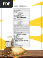 20 Pilihan Menu RMT | PDF