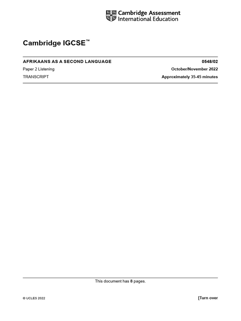 November 2022 Audio Transcript 02 | PDF