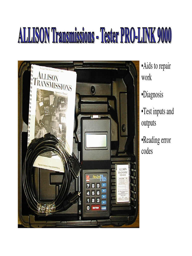 Allison - Tester | PDF