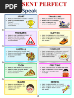 Past Simple Speaking Cards | PDF