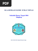 Klasifikasi Kode Surat Dinas Lengkap | PDF | Griya & Taman