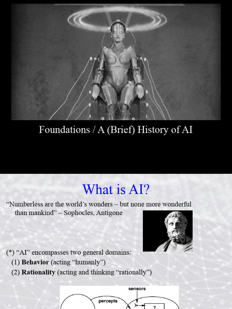 AI Foundations and History Lecture | PDF | Artificial Intelligence ...