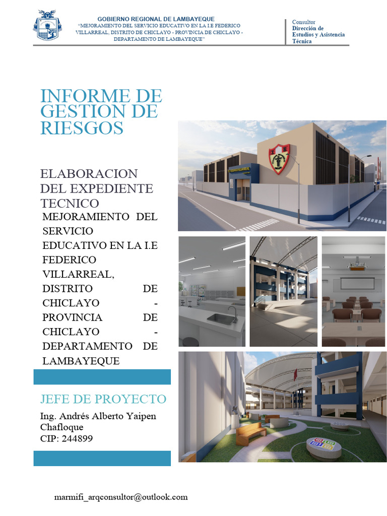01 Informe De Gestion De Riesgos Alt 1 Pdf Riesgo Planificación
