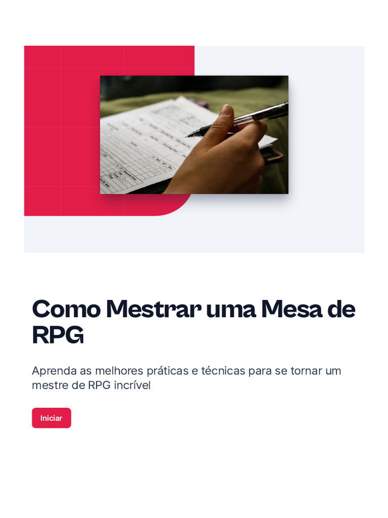 Como Mestrar uma Mesa de RPG | PDF | Jogos de RPG | Narrativa