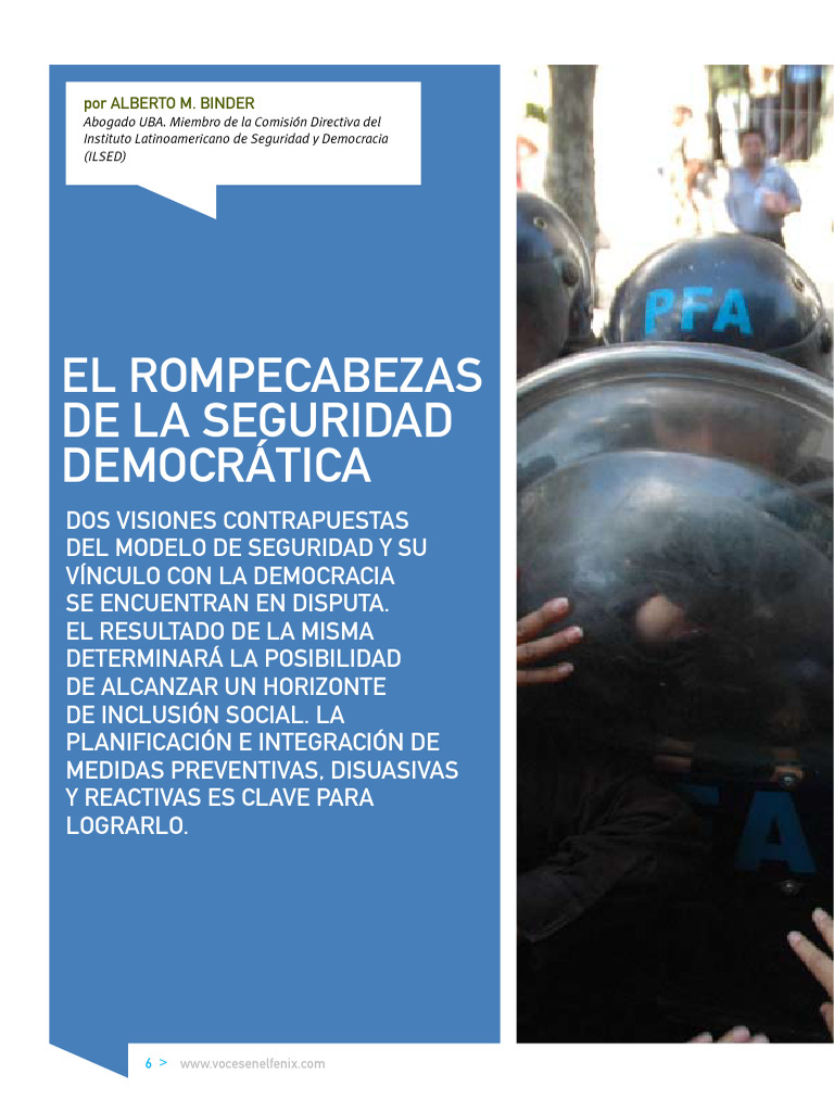 6-Binder-El Rompecabezas de La Seguridad Democrática | PDF | Democracia ...