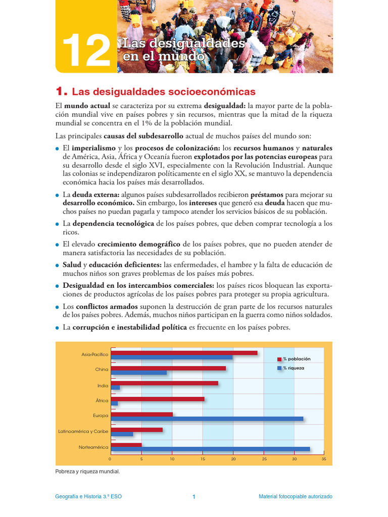 Desigualdades Sociales en el Mundo | PDF | Desigualdad social ...