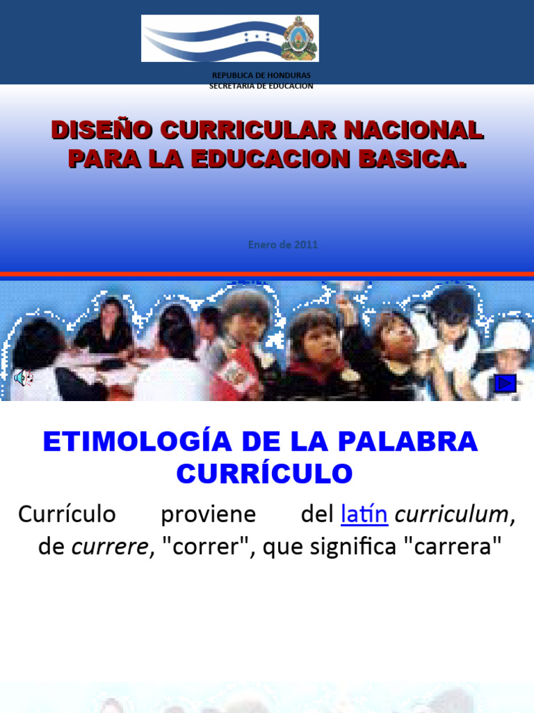 Diseño Curricular Nacional para Educación Básica | PDF | Plan de ...