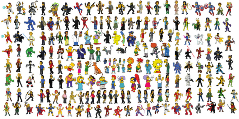 Vectores Simpson Artos | PDF