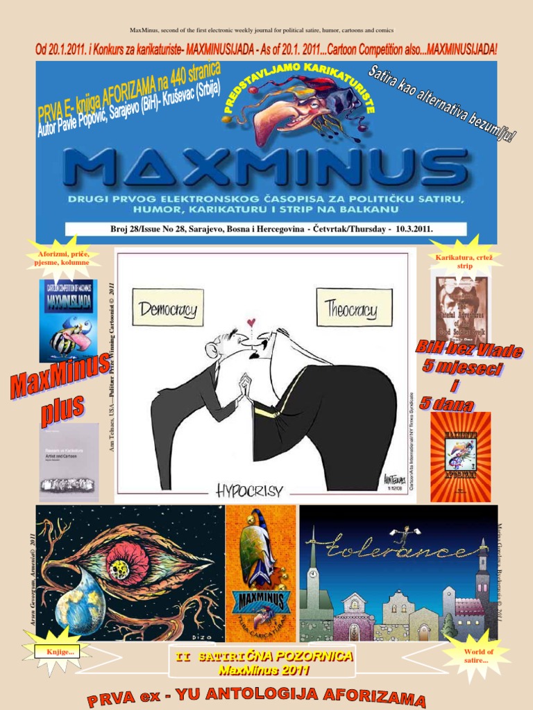 Broj 28  No 28 MaxMinus Magazina PDF Art 