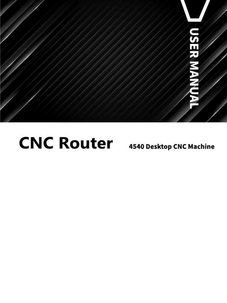 CNC 4540 Safety and Operation Manual | PDF | Technology & Engineering