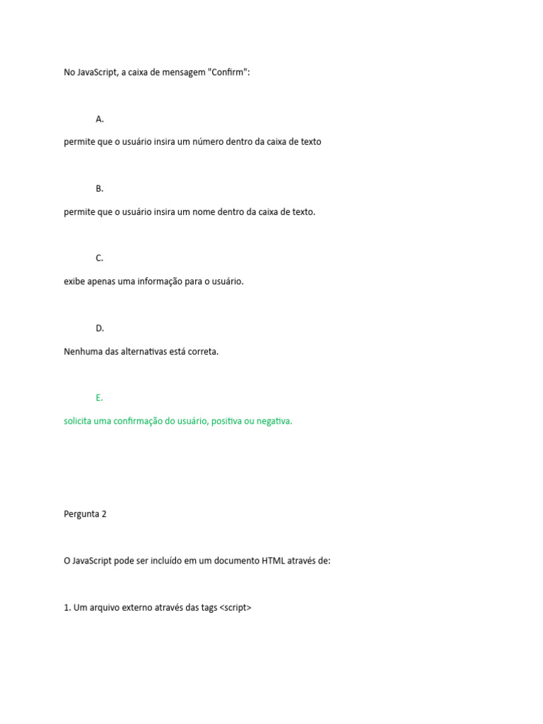 Funções e APIs do JavaScript | PDF | Script Java | Informática