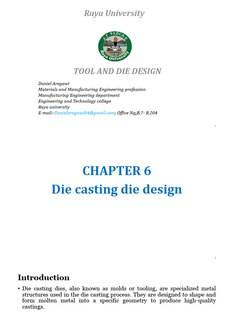 tool and diee | PDF | Casting | Materials