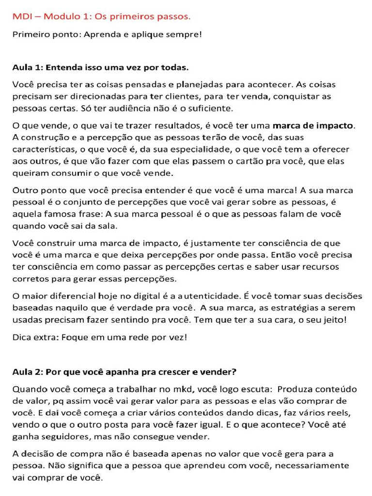 Apostila Mdi | PDF