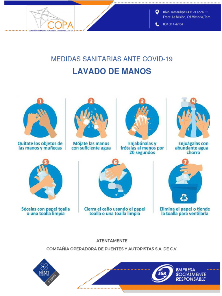 Lavado de Manos Covid | PDF