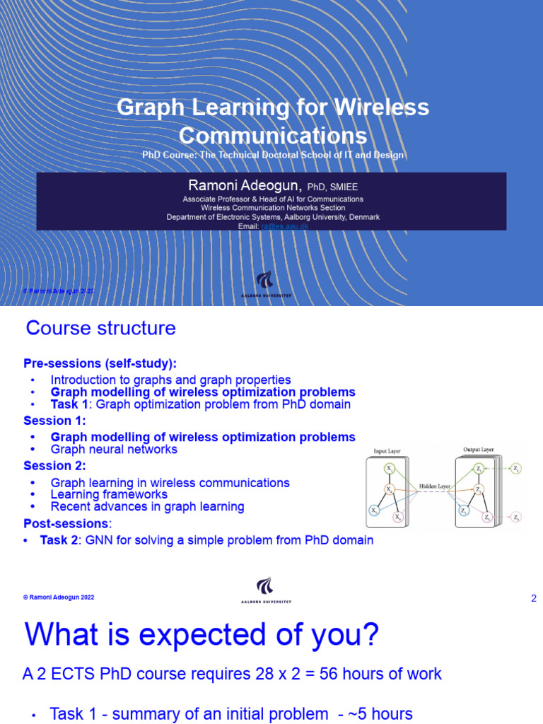 Graph Learning in Wireless Communications | PDF | Theoretical Computer ...
