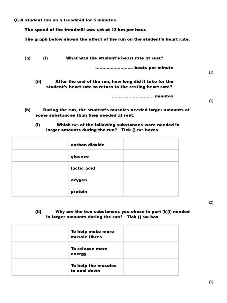Exam Qs With Answers 1 Download Free Pdf Photosynthesis