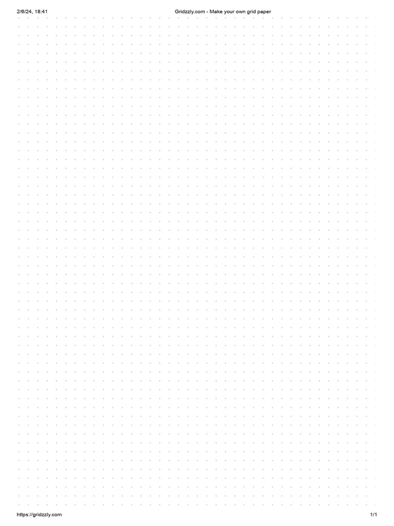 Create Custom Grid Paper Online | PDF