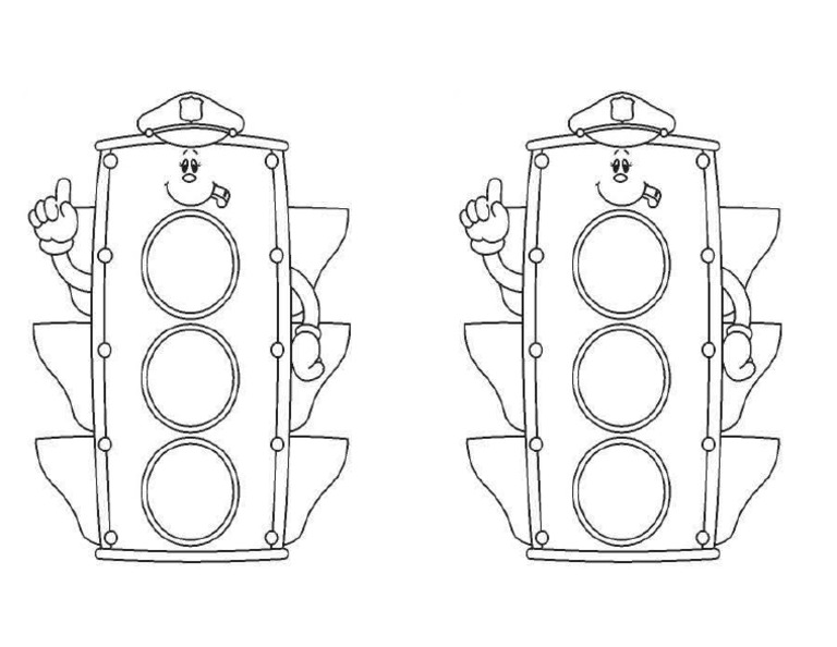Semáforo Para Colorear | PDF