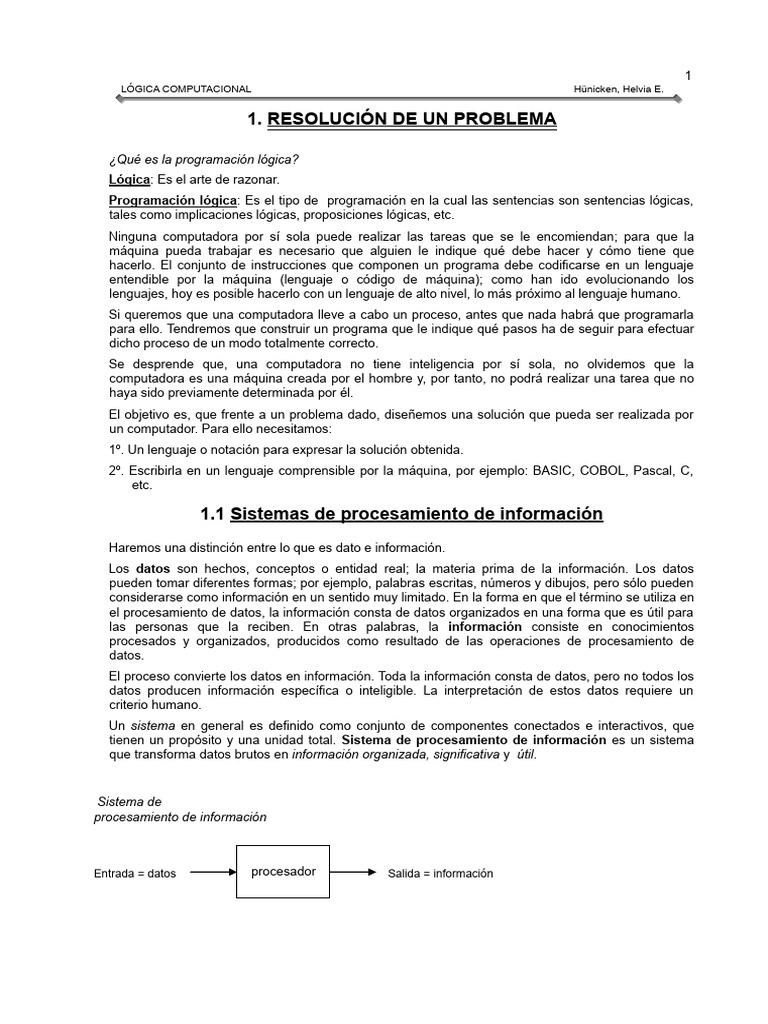 Ejercicios de Lógica Computacional | PDF | Programa de computadora ...