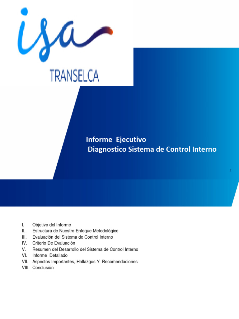 Diagnóstico del Sistema de Control Interno | PDF | Auditoría
