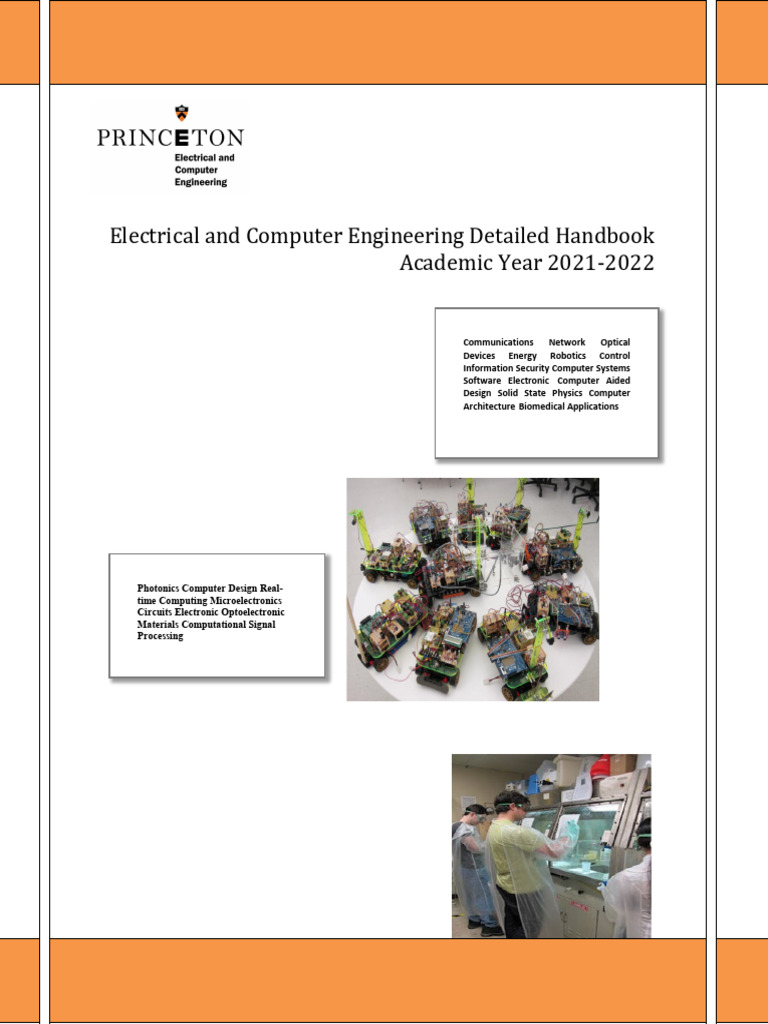 Undergraduate Handbook Pdf Electronic Engineering Quantum Optics