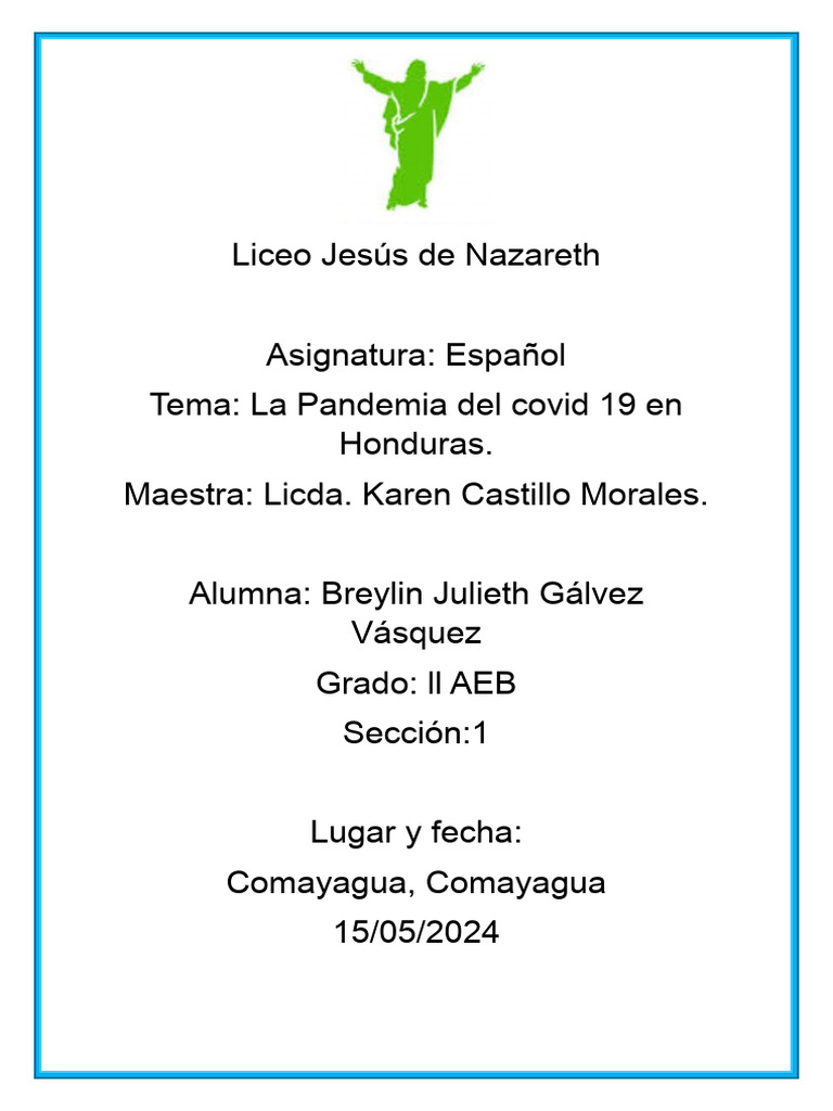 Impacto del COVID-19 en Honduras | PDF | Causas de la muerte | Salud ...