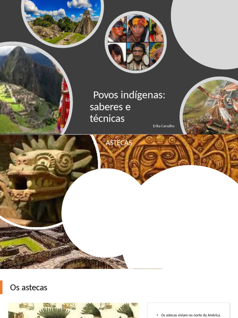 Povos Indigenas Saberes e Técnicas | PDF | Império Inca | Civilização Maia