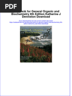 Full Download PDF of Test Bank For General Organic and Biochemistry 6th Edition Katherine J Denniston Download All Chapter