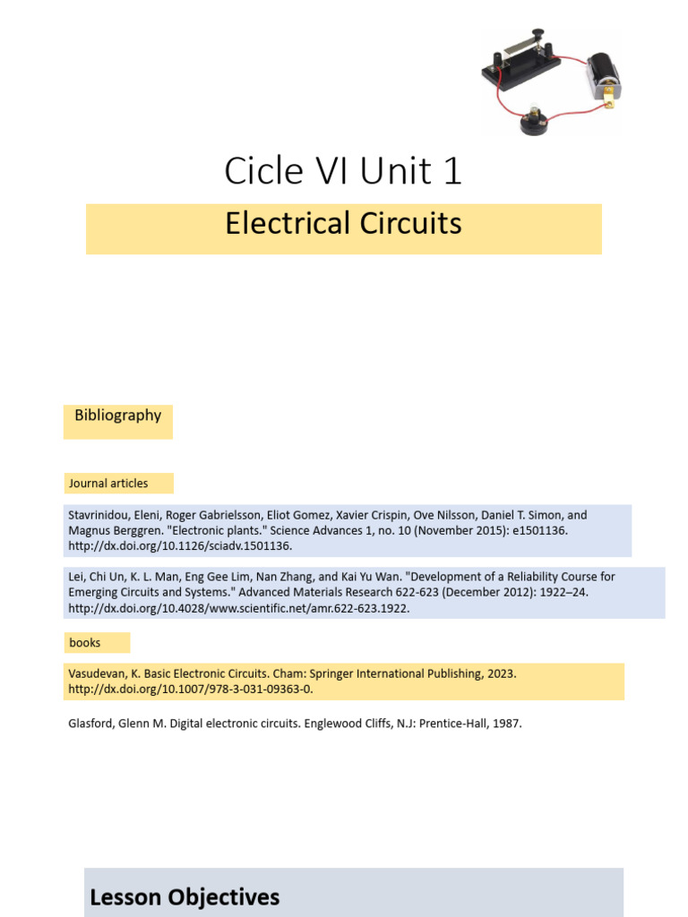 Two Electric Circuits Overview | PDF | Series And Parallel Circuits ...