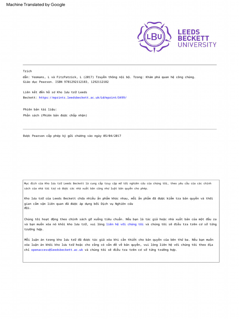 Internal Communication | PDF