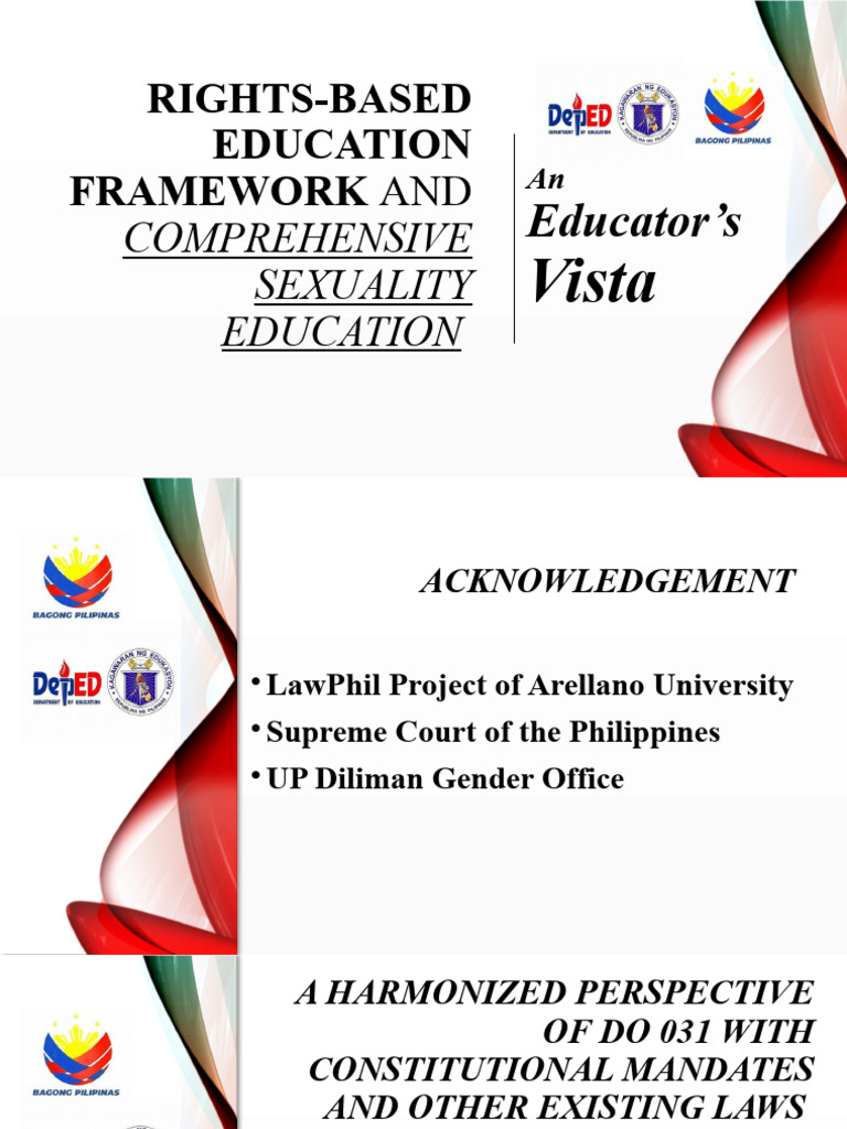 Lectures On CSE and RBE For PNHS Main | PDF | Harassment | Sexual ...