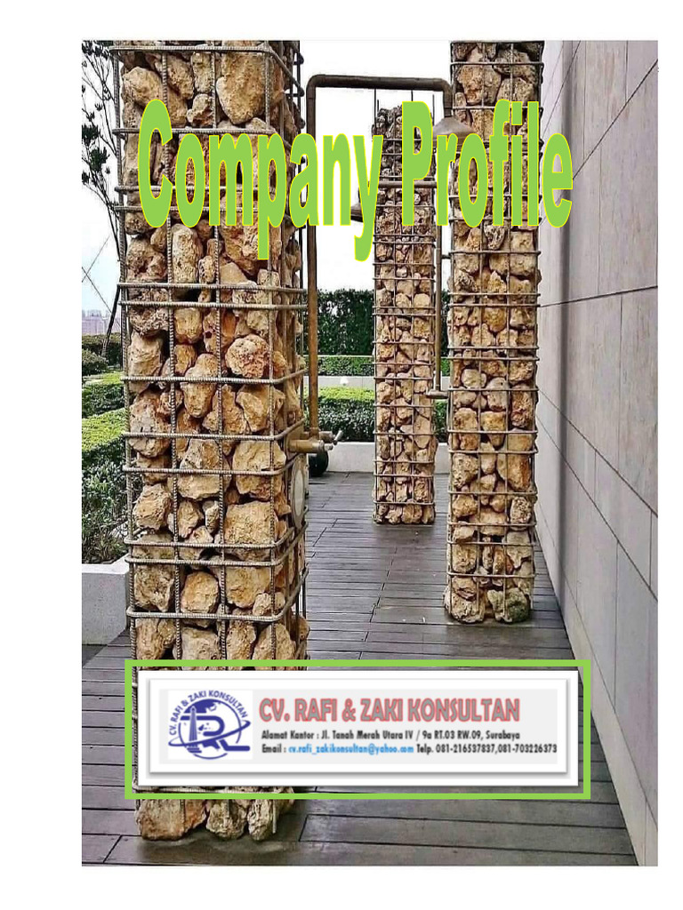 Company Profile Cv. Rafi & Zaki Konsultan 2024 | PDF