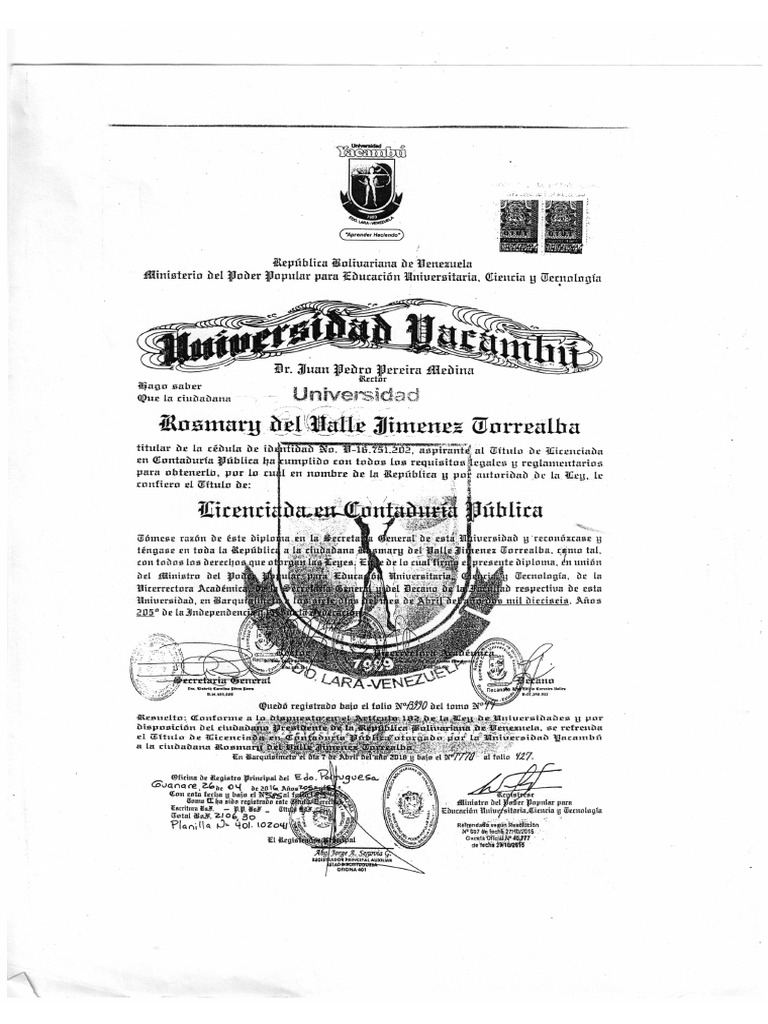 Documentos De Inscripcion Pdf