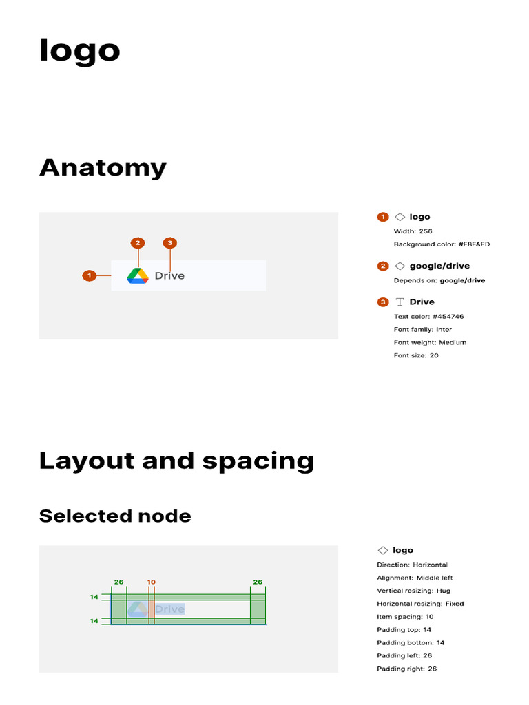 Google Drive UI Design Guide | PDF