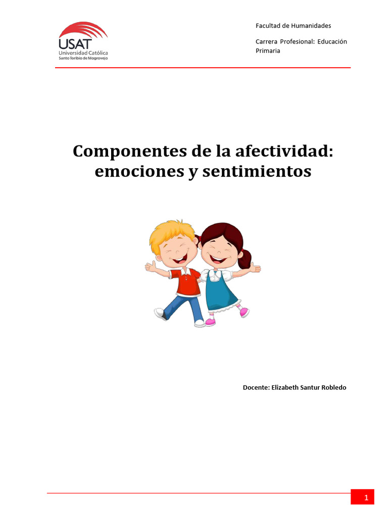 Lectura - Emociones y Sentimientos | Descargar gratis PDF | Las ...