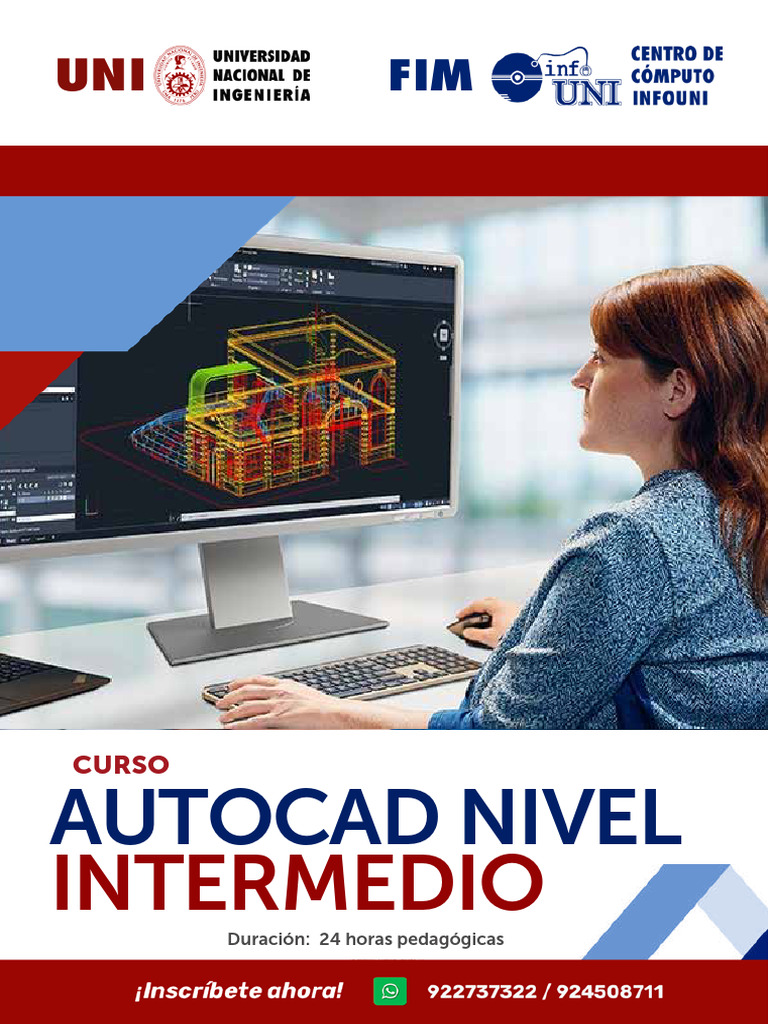 Curso Intermedio de AutoCAD 2D | PDF | Cad automático | Enseñando