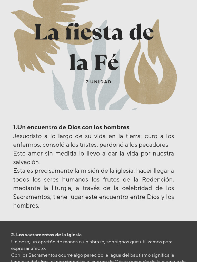 Sacramentos: Encuentro y Fe en la Iglesia | PDF | eucaristía | Sacramentos