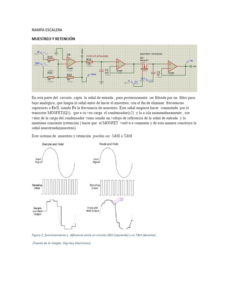 Circuito ADC Rampa Escalera | PDF | Convertidor digital a analógico ...