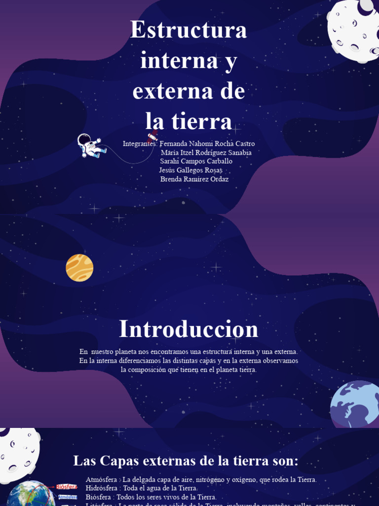 Estructura int y ext de la tierra pdf tierra roca geolog a 