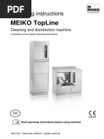 Meiko Topic 20 Operating Instructions | PDF | Door | Kitchen Utensil