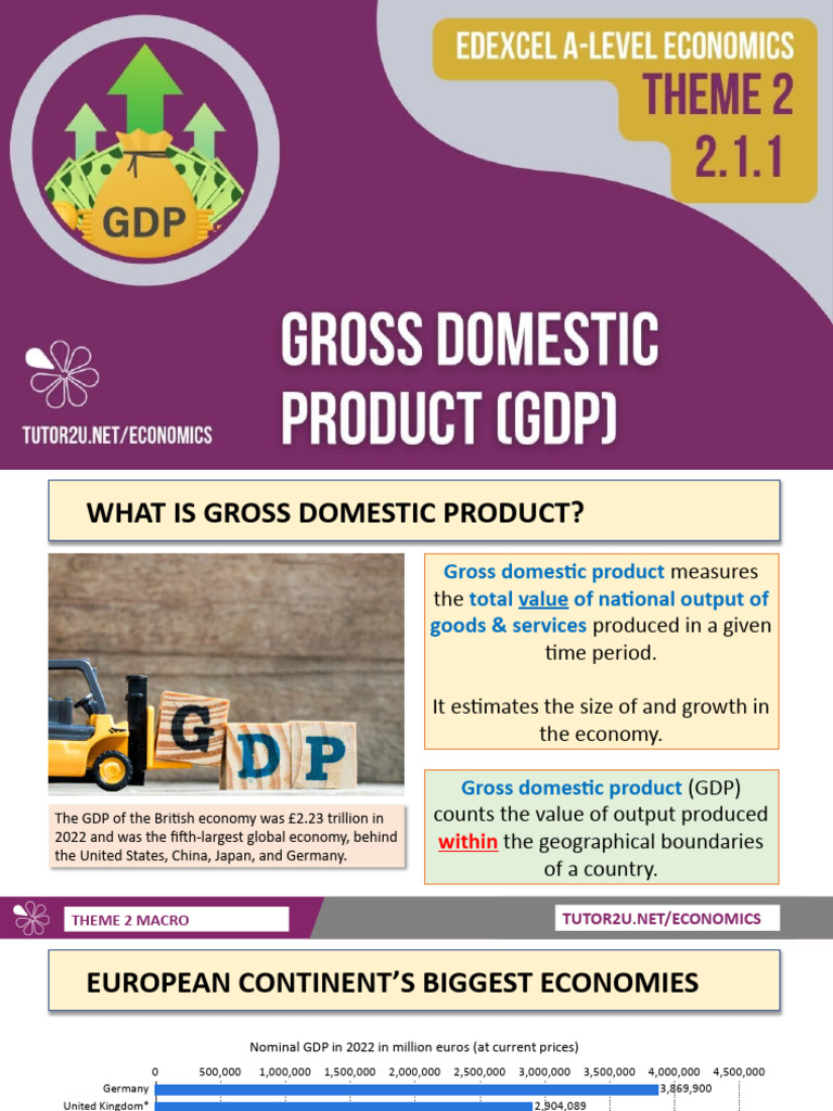 Understanding GDP and UK Economy | PDF | Gross Domestic Product ...