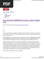» Sony Ericsson MD300(Claro 3g) no Linux Ubuntu