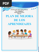 Plan de Mejora de Aprendizajes 2025 | PDF | Evaluación | Aprendizaje