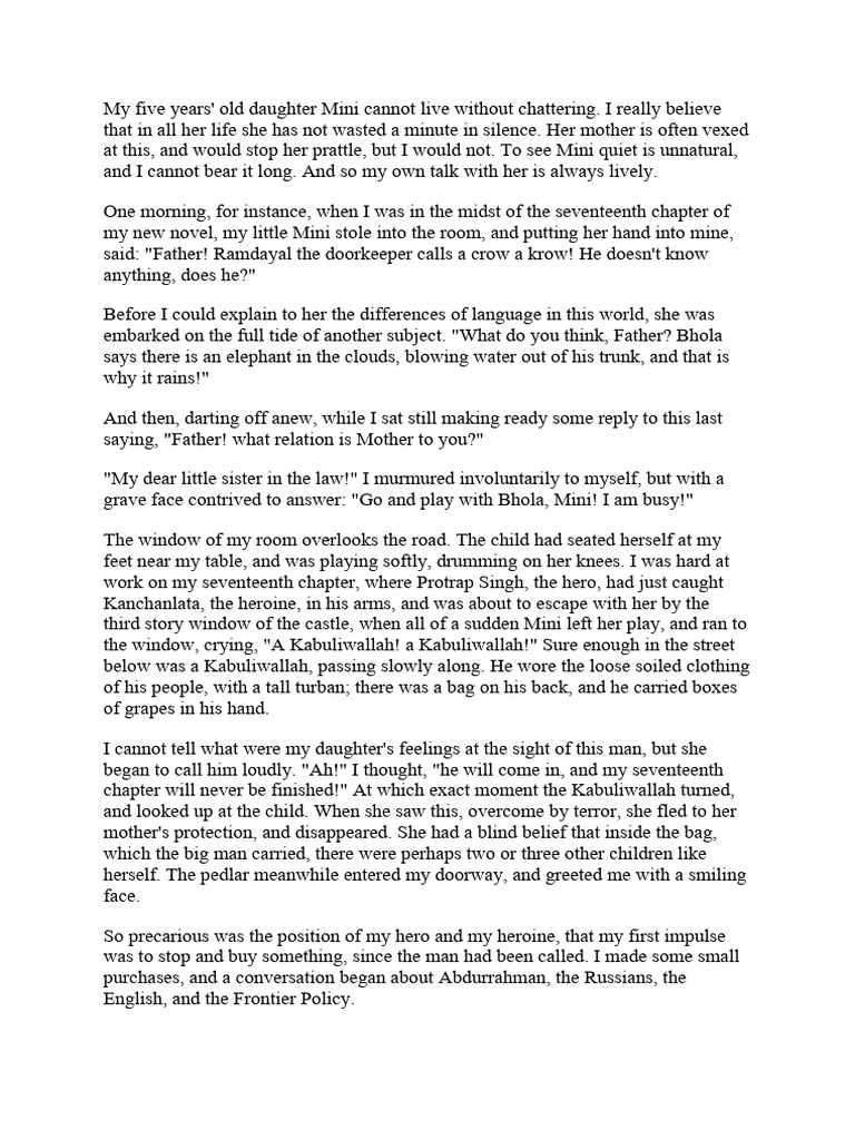 kabuliwala-spoilt-pdf