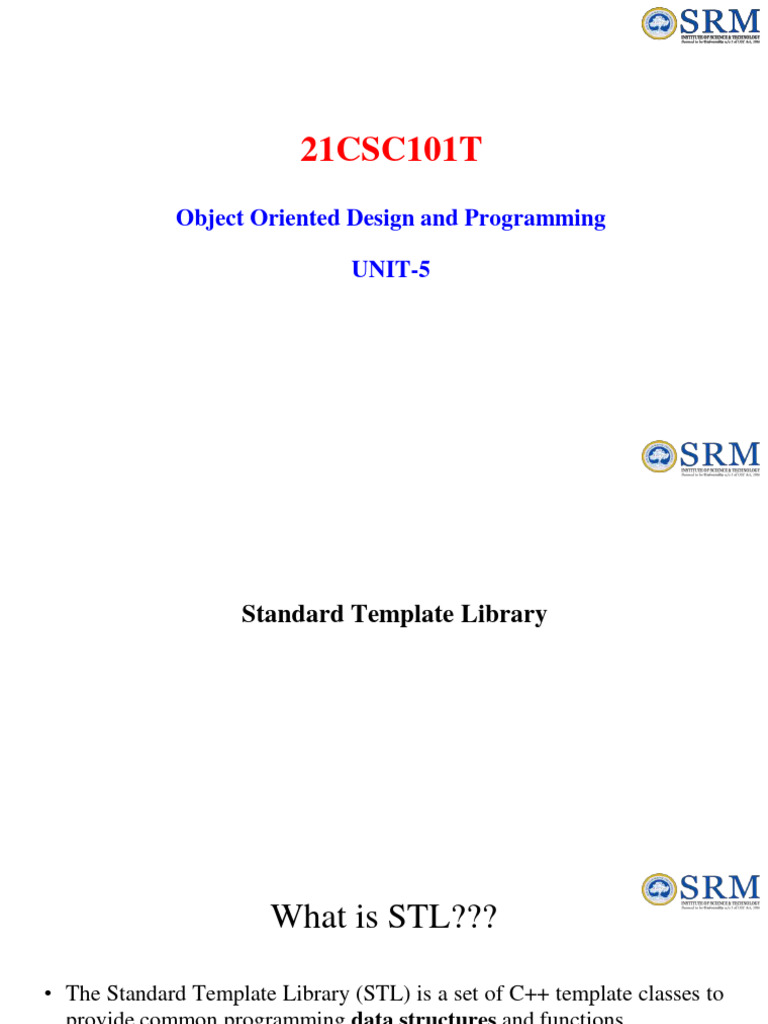 Mastering C++ STL: Key Concepts Explained | PDF | C++ | Computer ...