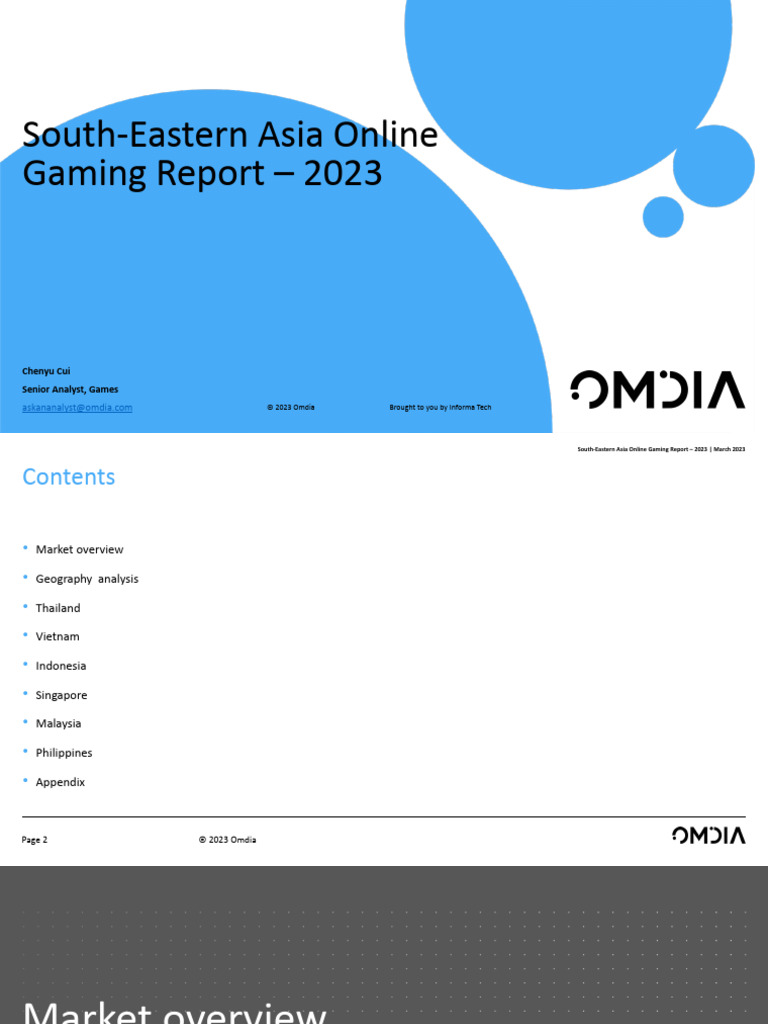 South Eastern Asia Online Gaming Report 2023 Vietnamese Pdf