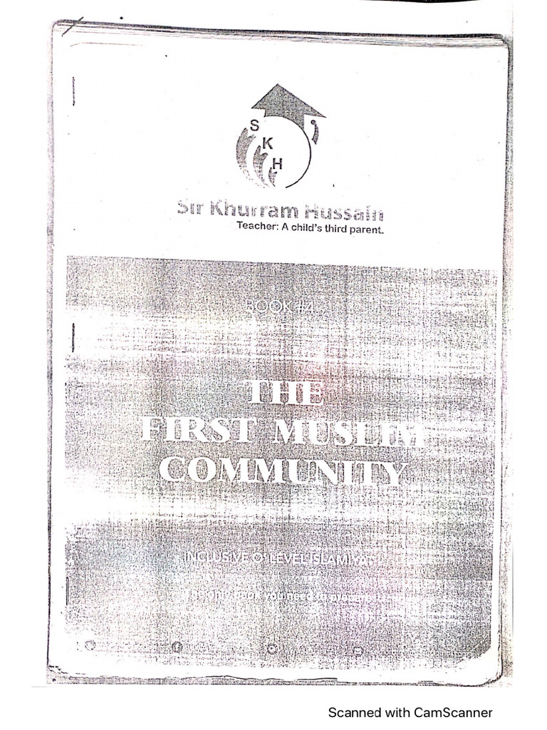 SKH Book 4 The First Muslim Community | PDF