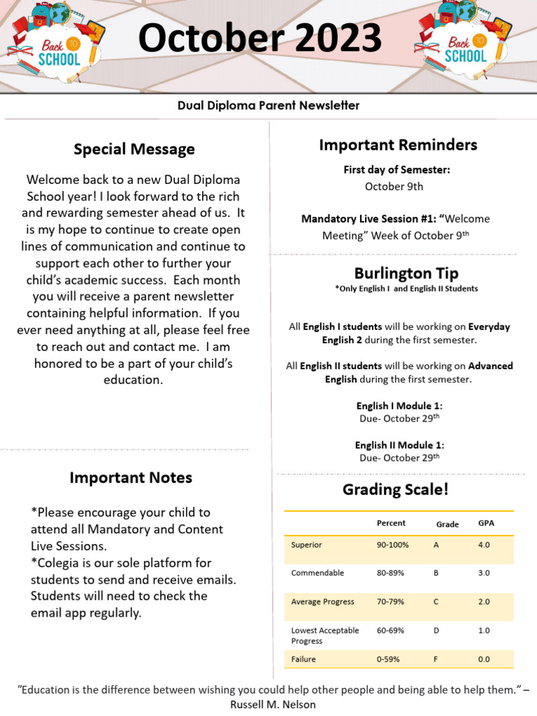 Dual Diploma Parent Guide | PDF