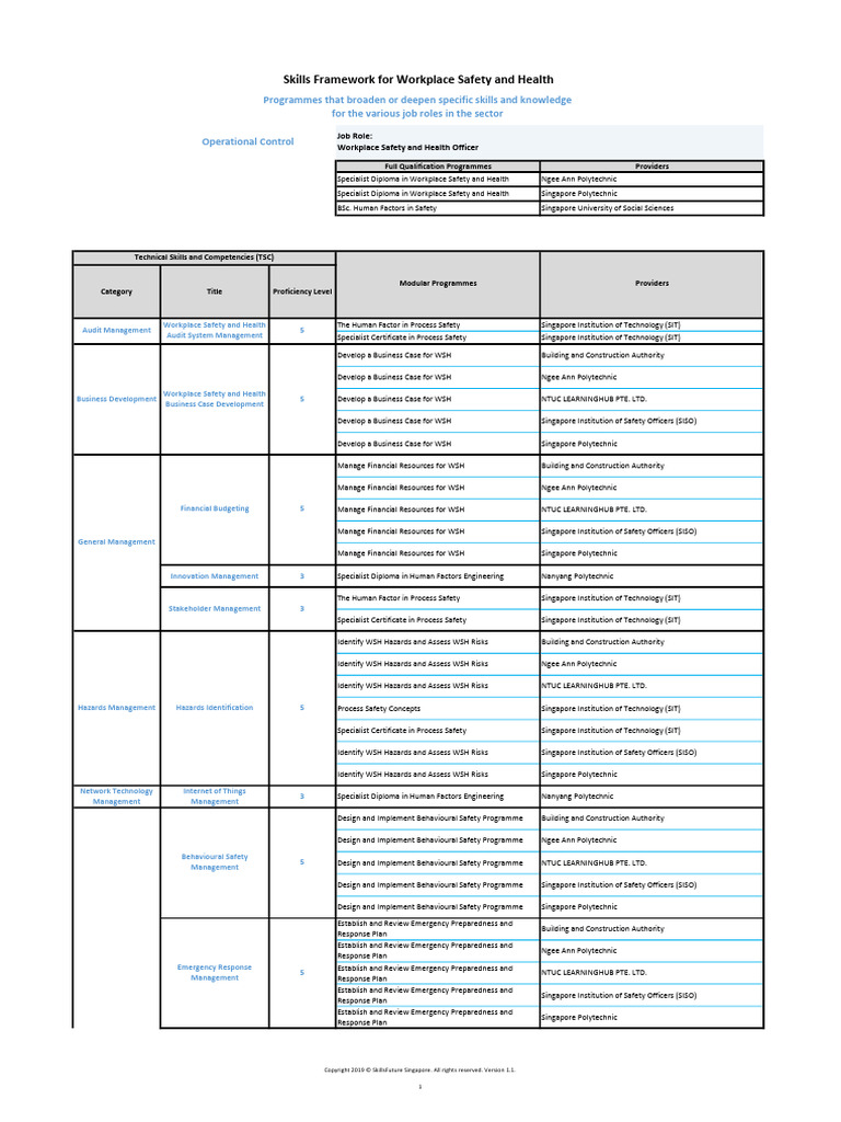 WSHO - SF - WSH - Skillup - Operational Control - SDD - V02Draft | PDF ...